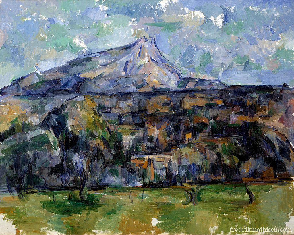 Paul Cézanne “ Cezanne เป็นพ่อของพวกเราทุกคน ” วลีที่เจียระไนนี้มาจากทั้ง Picasso และ Matisse และแน่นอนว่าใครเป็นผู้พูดจริง ๆ 