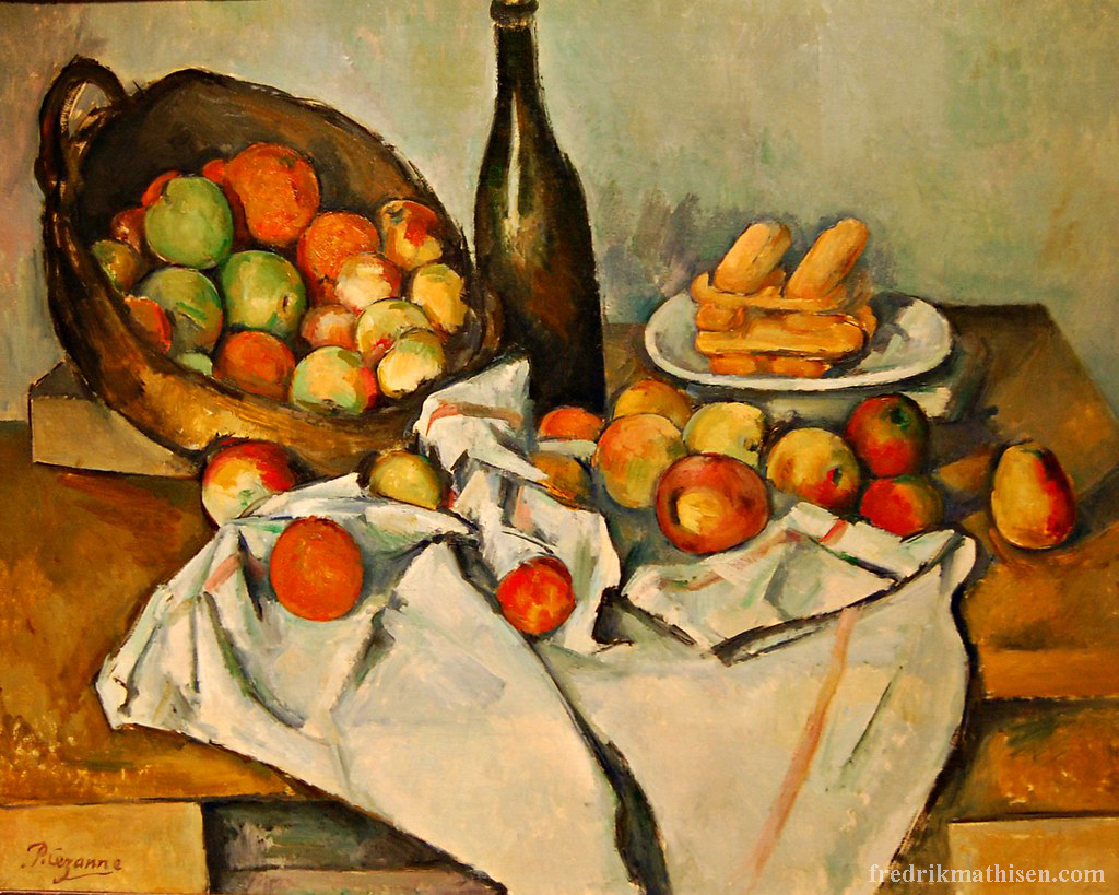 Paul Cézanne จิตรกรชาวฝรั่งเศสหลังยุคอิมเพรสชันนิสม์ เป็นที่รู้จักจากรูปแบบการวาดภาพที่หลากหลายอย่างไม่น่าเชื่อ ซึ่งมีอิทธิพลอย่างมาก