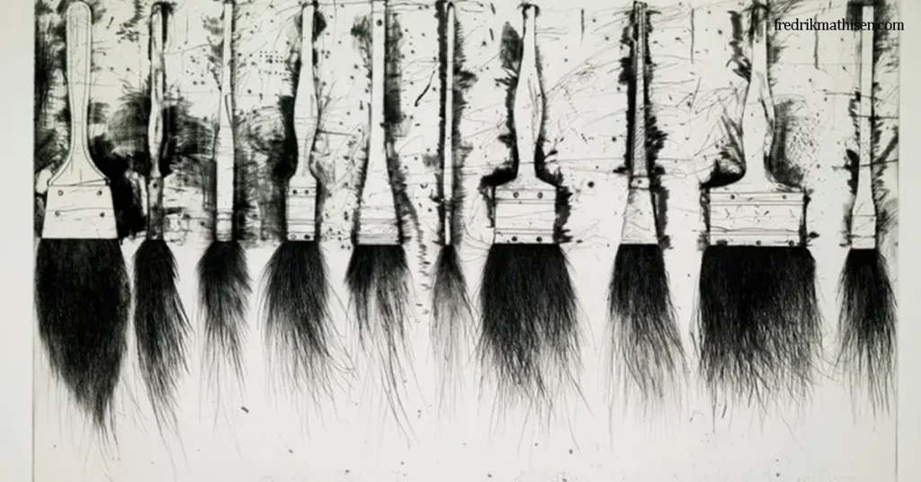 Jim Dine จิม ไดน์ แม้ว่าศิลปินชาวอเมริกัน จิม ไดน์มักถูกเรียกว่าเป็นศิลปินป๊อป เนื่องจากเขาได้นำสินค้าอุปโภคบริโภคในชีวิตประจำวันมาใส่ไว้ใน