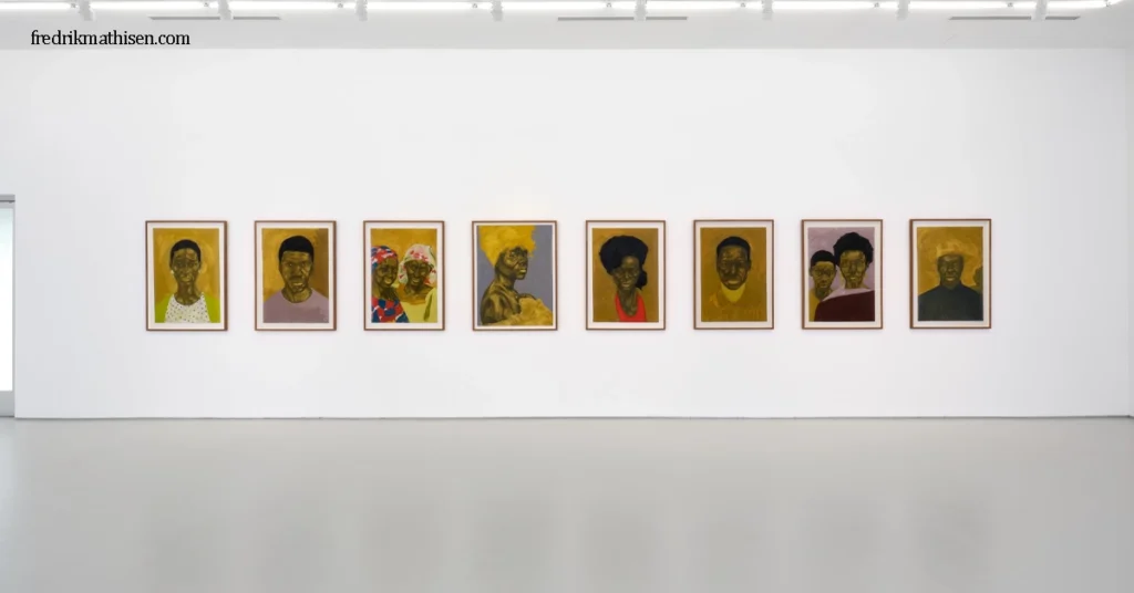 Collins Obijiaku คอลลินส์ โอบิจิอาคุ ภาพวาดบุคคลของคนผิวสีโดยจิตรกรชาวไนจีเรีย คอลลินส์ขัดแย้งกับตัวตน การบิดเบือนความจริง คอลลินส์เกิด